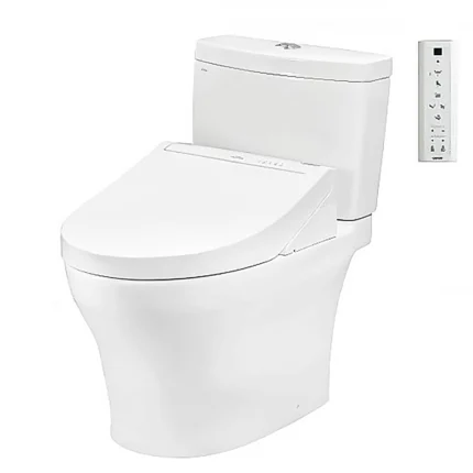 Bồn cầu TOTO CS769CDRW15#XW 2 khối (Giấu dây), nắp điện tử TCF24460AAA