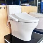 Bồn cầu TOTO CS769DRW18#XW 2 khối, nắp điện tử TCF23710AAA - Ảnh 2