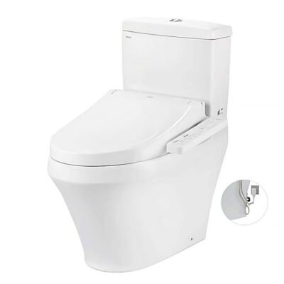 Bồn cầu TOTO CS945PDW16#XW (Thoát ngang) nắp điện tử TCF23410AAA