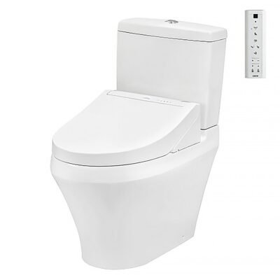 Bồn cầu TOTO CS948CDW15#XW 2 khối (Giấu dây) nắp điện tử TCF24460AAA