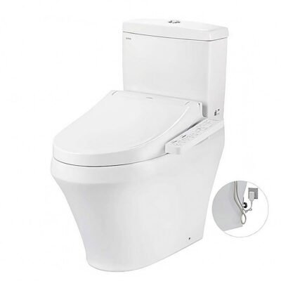 Bồn cầu TOTO CS948DW16#XW 2 khối nắp điện tử TCF23410AAA