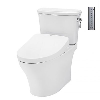 Bồn cầu TOTO CS986CGW12#XW 2 khối (Giấu dây) nắp điện tử TCF4911EZ