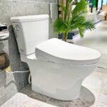 Bồn cầu TOTO CS986CGW15#XW 2 khối (Giấu dây) nắp điện tử TCF24460AAA - Ảnh 3