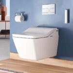 Bồn cầu TOTO CW522EA#NW1 treo tường (giấu dây), nắp điện tử TCF803CZ - Ảnh 2