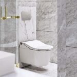 Bồn cầu TOTO CW542HME5UNW1/ TCF801CZ#NW1/ WH172AT/ MB175M#SS treo tường, nắp điện tử TCF801CZ - Ảnh 2