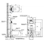 Bồn cầu TOTO CW553C#XW treo tường, nắp điện tử TCF34570GAA - Ảnh 5
