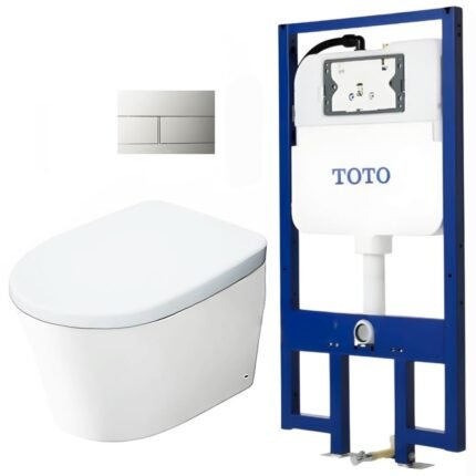 Bồn cầu TOTO CW553#XW treo tường, nắp êm TC384CVK