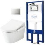 Bồn cầu TOTO CW553#XW treo tường, nắp điện tử TCF33320GAA