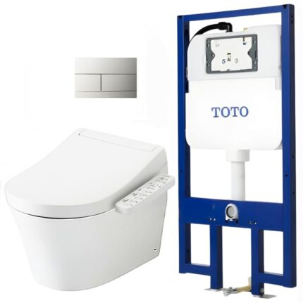 Bồn cầu TOTO CW553#XW treo tường, nắp điện tử TCF33320GAA
