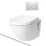 Bồn cầu TOTO CW762#XW/ TC384CVK#W/ WH172A/ MB176G#WH treo tường nắp êm TC384CVK