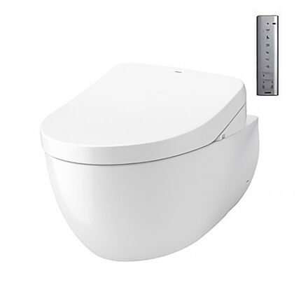 Bồn cầu TOTO CW812REA#W/ WH172AAT/ TCA464/ MB174P#SS treo tường (giấu dây), nắp điện tử TCF4911EZ