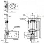 Bồn cầu TOTO CW822RA#W treo tường, nắp điện tử TCF4911EZ - Ảnh 5