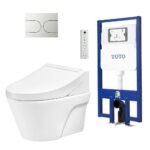 Bồn cầu TOTO CW822RA#W/ WH172A treo tường nắp điện tử TCF4911Z - Ảnh 3