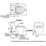 Bồn cầu TOTO CW823RAT2W 1 khối nắp êm TC393VS - Ảnh 5