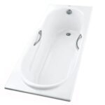 Bồn tắm TOTO FBY1720NPE#W/ TVBF412/ DB505R-2B dạng xây, kèm ống thải TVBF412