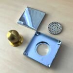 Phễu thoát sàn INAX FDV-10F (FDV10F) vuông 100x100 mm, (Ø90) - Ảnh 2