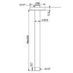 Thanh nối đầu sen American Standard FFAS9908 dòng EasySET - Ảnh 2