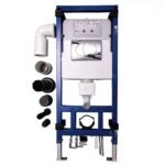 Két nước bồn cầu American Standard G3004A âm tường, dùng cho cầu treo tường