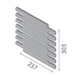 Gạch kiến trúc INAX-HAL-20BN/ HB-1 bộ sưu tập HOSOWARI BORDER - Ảnh 3