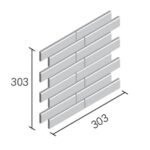 Gạch kiến trúc INAX HAL-35B/ GRA-M3 bộ sưu tập CELAVIOGRAN A - Ảnh 3