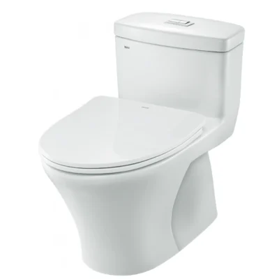 Bồn cầu INAX AC-900VRN-2/ BW1 (AC900VRN) 1 khối nắp êm CF-600VS