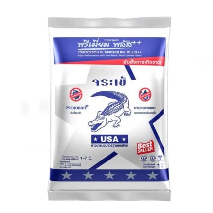 Keo chà ron cá sấu Silver Premium Plus màu trắng