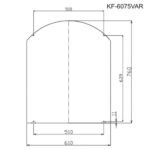 Gương INAX KF-6075VAR (KF6075VAR) - Ảnh 2