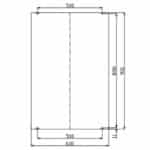 Gương INAX KF-6090VA (KF6090VA) - Ảnh 2