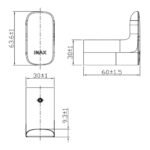 Móc áo INAX KFS-941V (KFS941V) S Series - Ảnh 5