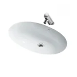 Chậu rửa mặt lavabo INAX L-2216V/ BW1 (L2216V) âm bàn