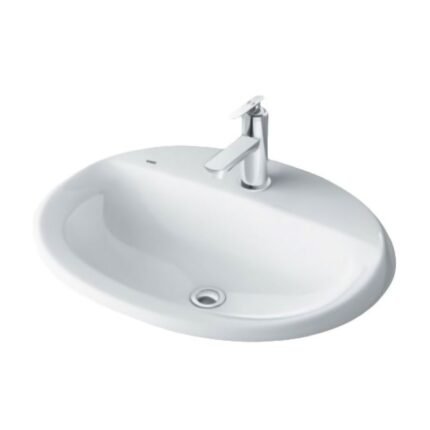 Chậu rửa mặt lavabo INAX AL-2395VFC/ BW1 (AL2395VFC) dương vành