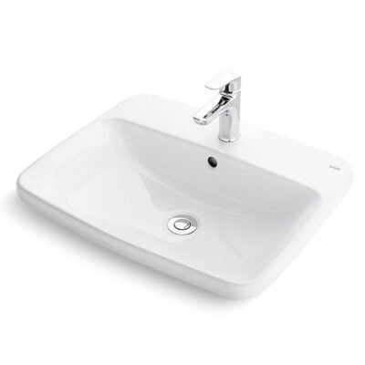 Chậu rửa mặt lavabo INAX L-2398VFC/ BW1 (L2398VFC) dương vành