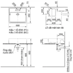 Chậu rửa mặt lavabo INAX L-293VFC/ BW1 (L293VFC) đặt bàn - Ảnh 3
