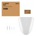 Chân ngắn lavabo INAX L-297VC/ BW1 treo tường - Ảnh 2