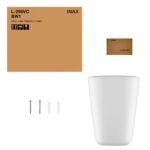 Chân ngắn lavabo INAX L-298VC/ BW1 treo tường - Ảnh 2