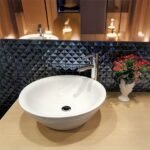 Chậu rửa mặt lavabo INAX AL-445V/ BW1 (AL445V) đặt bàn - Ảnh 4