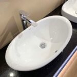 Chậu rửa mặt INAX L-465V/ BW1 ( L465V) đặt bàn - Ảnh 2