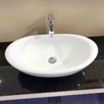 Chậu rửa mặt INAX L-465V/ BW1 ( L465V) đặt bàn - Ảnh 3