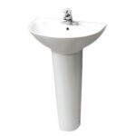 Chậu rửa mặt lavabo INAX L-288V/ L-288VD (L288V/ L288VD) treo tường kèm chân dài