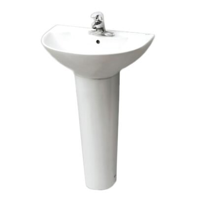 Chậu rửa mặt lavabo INAX L-288V/ L-288VD (L288V/ L288VD) treo tường kèm chân dài