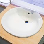Chậu rửa mặt lavabo TOTO L762#XW dương vành - Ảnh 2