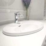 Chậu rửa mặt lavabo TOTO L909C#XW dương vành - Ảnh 4