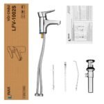 Vòi lavabo INAX LFV-1002S (LFV1002S) nóng lạnh - Ảnh 4