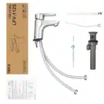 Vòi lavabo INAX LFV-112S (LFV112S) nóng lạnh - Ảnh 5