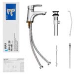 Vòi lavabo INAX LFV-212S (LFV212S) nóng lạnh - Ảnh 3