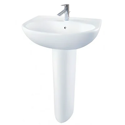Chậu rửa mặt lavabo TOTO LPT236CS#W treo tường chân dài