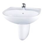 Chậu rửa mặt lavabo TOTO LHT236CS#W treo tường chân lửng