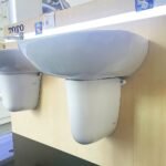 Chậu rửa mặt lavabo TOTO LHT236CS#W treo tường chân lửng - Ảnh 4