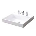 Chậu rửa mặt lavabo TOTO LT1615K#XW đặt bàn (3 lỗ)