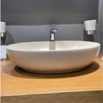 Chậu rửa mặt lavabo TOTO LT1705#MBE đặt bàn, màu be mờ - Ảnh 3